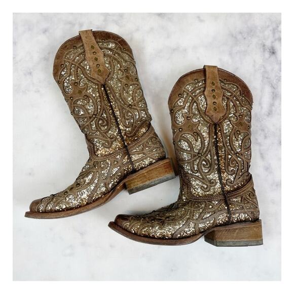 Corral Orix Glitter Western Cowgirl Boots - Picture 5 of 10